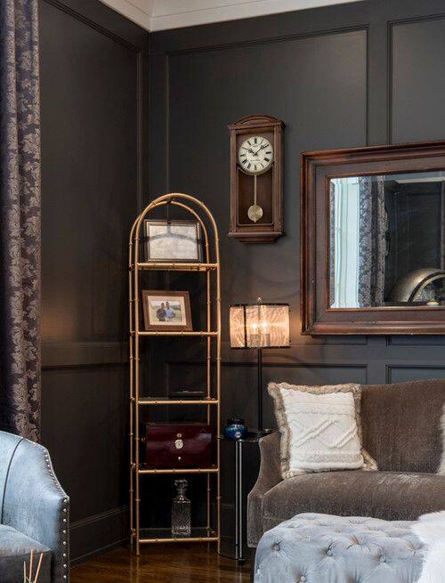 Back. Seiko - Seiko Arched Wall Clockwith Pendulum and Dual Chimes - Brown.