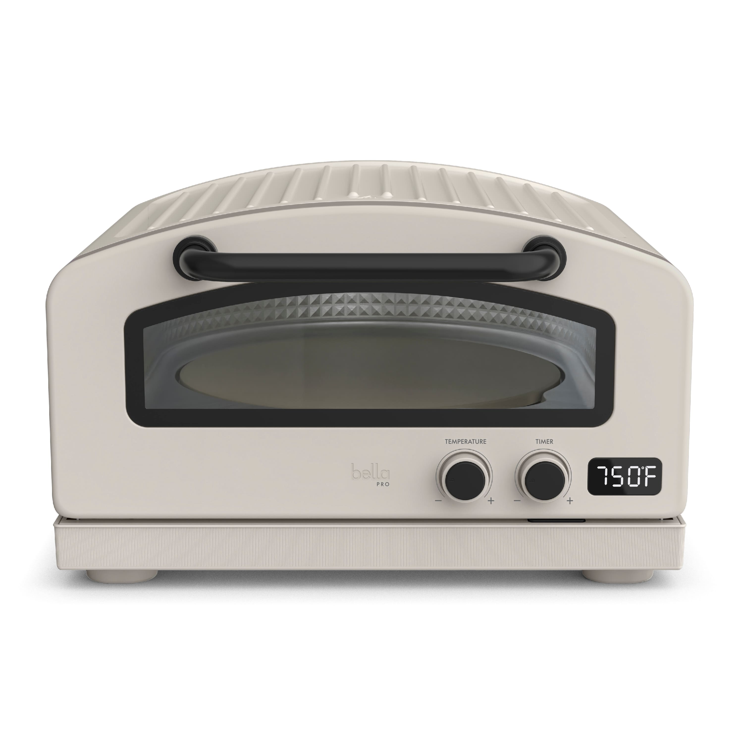bella PRO - Blaze Oven+: Pizza, Broil, Bake & Roast - Oatmilk - Front_Zoom