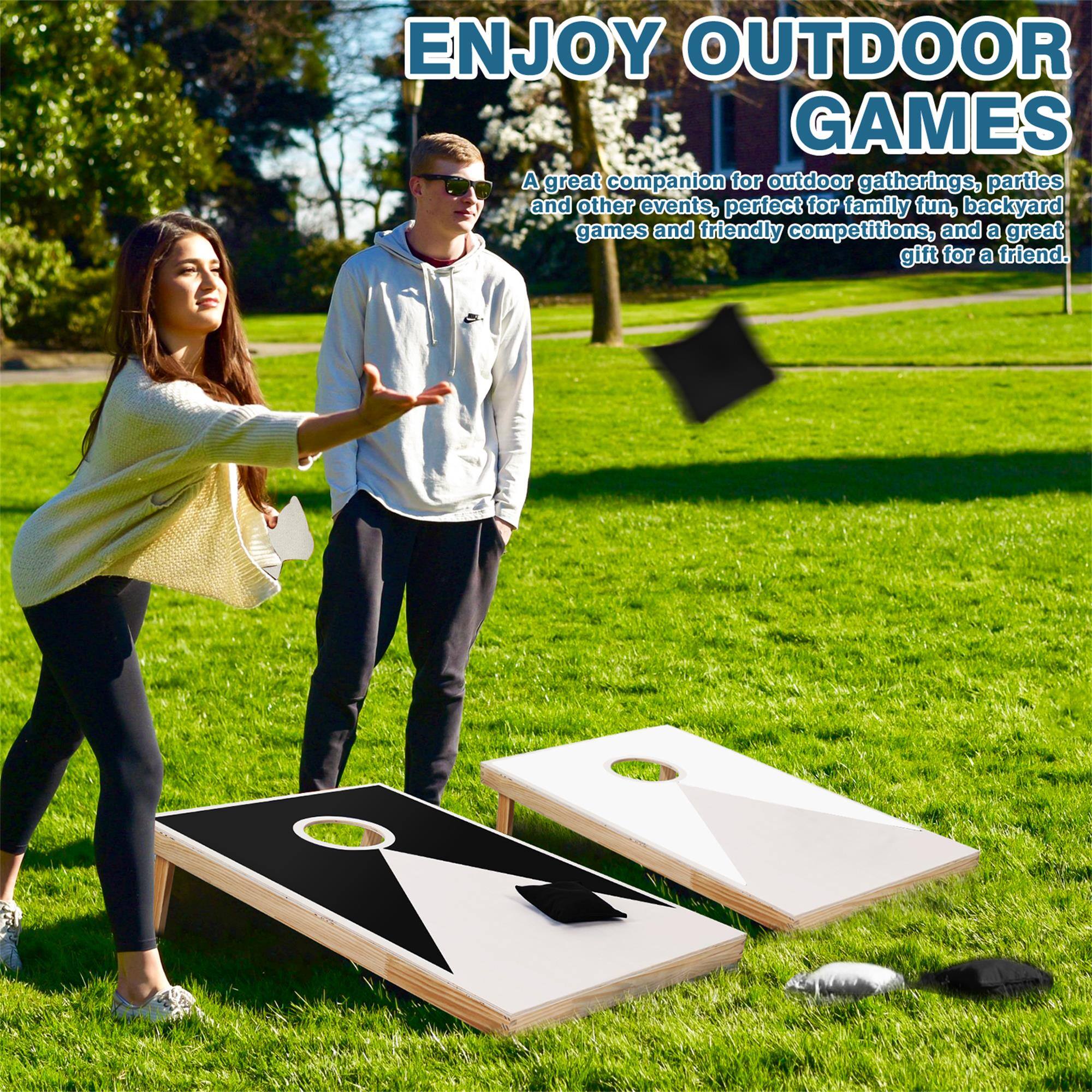 ENJOY OUTDOOR GAMES

A great companion for outdoor gatherings, parties and other events, perfect for family fun, backyard games and friendly competitions, and a great gift for a friend.