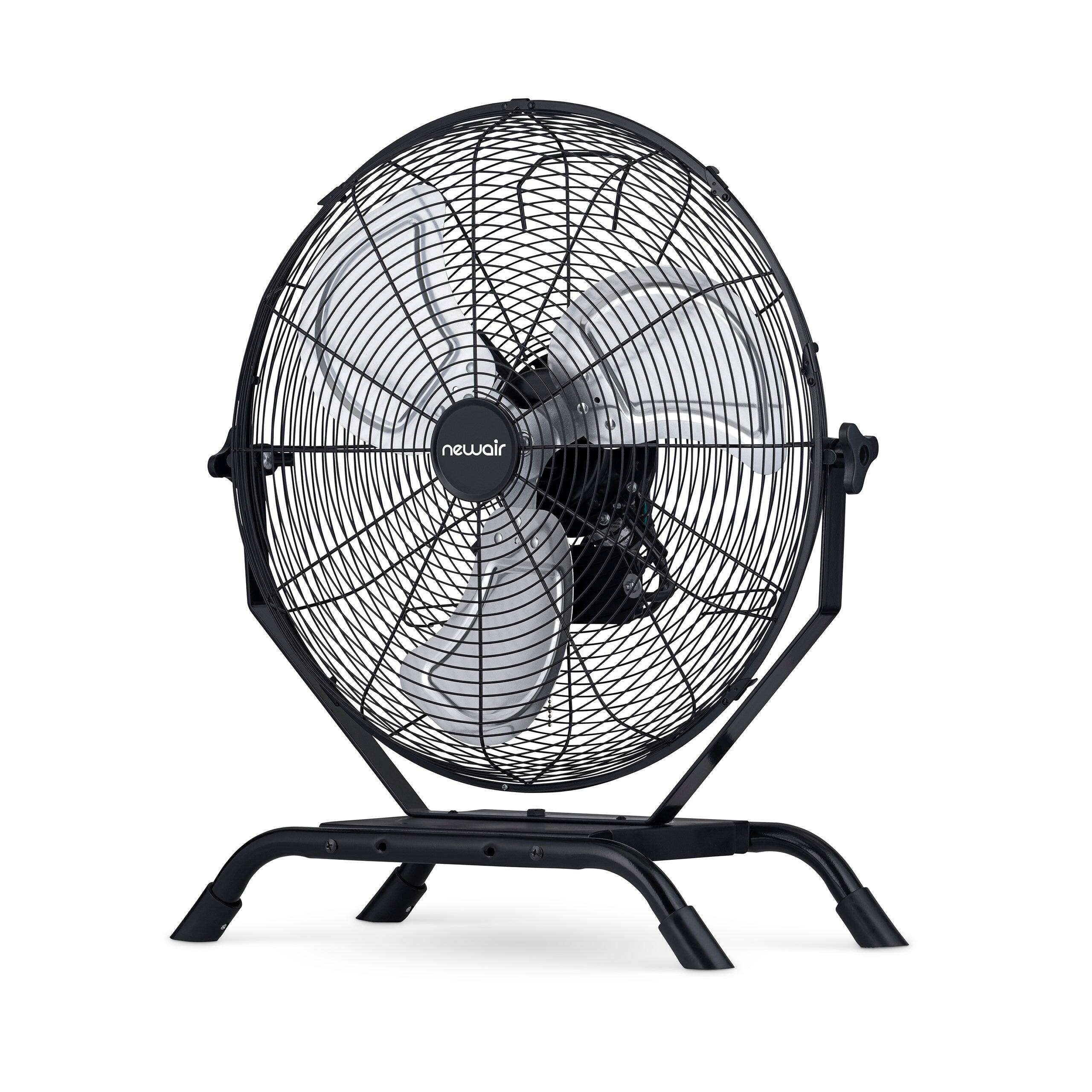 Alt View 10. NewAir - 18" - 20" Outdoor-Rated Fan - Floor or Wall Mounted - Black.