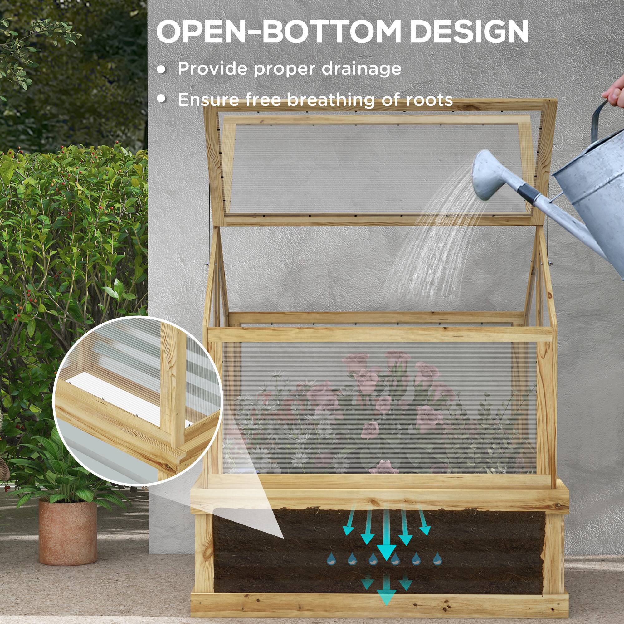 OPEN-BOTTOM DESIGN

Provide proper drainage
Ensure free breathing of roots