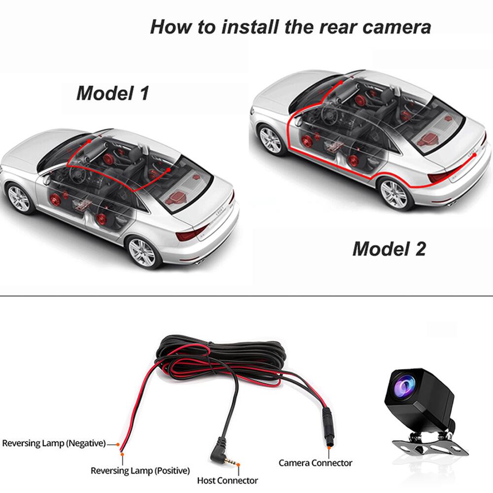 How to install the rear camera

Model 1

Model 2

Reversing Lamp (Negative)

Reversing Lamp (Positive)

Host Connector

Camera Connector