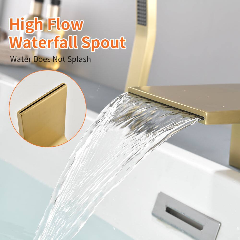 High Flow Waterfall Spout  
Water Does Not Splash