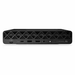 HP - EliteDesk 8 G2i Desktop Computer - Intel Core Ultra 7 Series 3 356H - 32 GB - 512 GB PCI Express NVMe 5.0 SSD - Mini - Jack Black