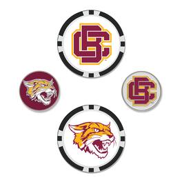 WinCraft - Bethune-Cookman Wildcats Logo 4-Pack Ball Marker Set - Multicolor