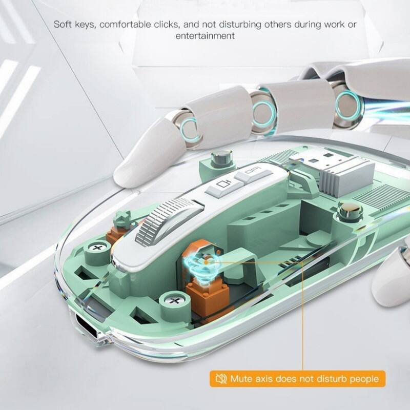 Soft keys, comfortable clicks, and not disturbing others during work or entertainment

Mute axis does not disturb people