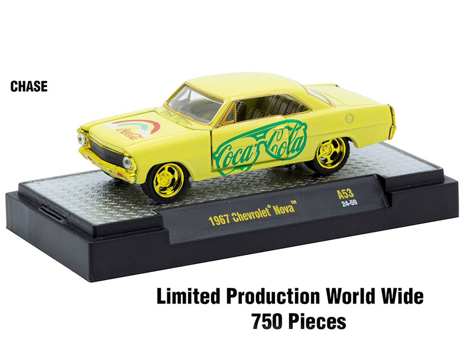CHASE  
Coca-Cola  
1967 Chevrolet Nova  
A53 24-59  
Limited Production World Wide  
750 Pieces