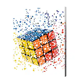 Artwille - Paint By Number Kit Rubik's Cube