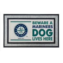 Jardine - Seattle Mariners 18" x 30" Indoor/Outdoor Team Dog Lives Here - Multicolor
