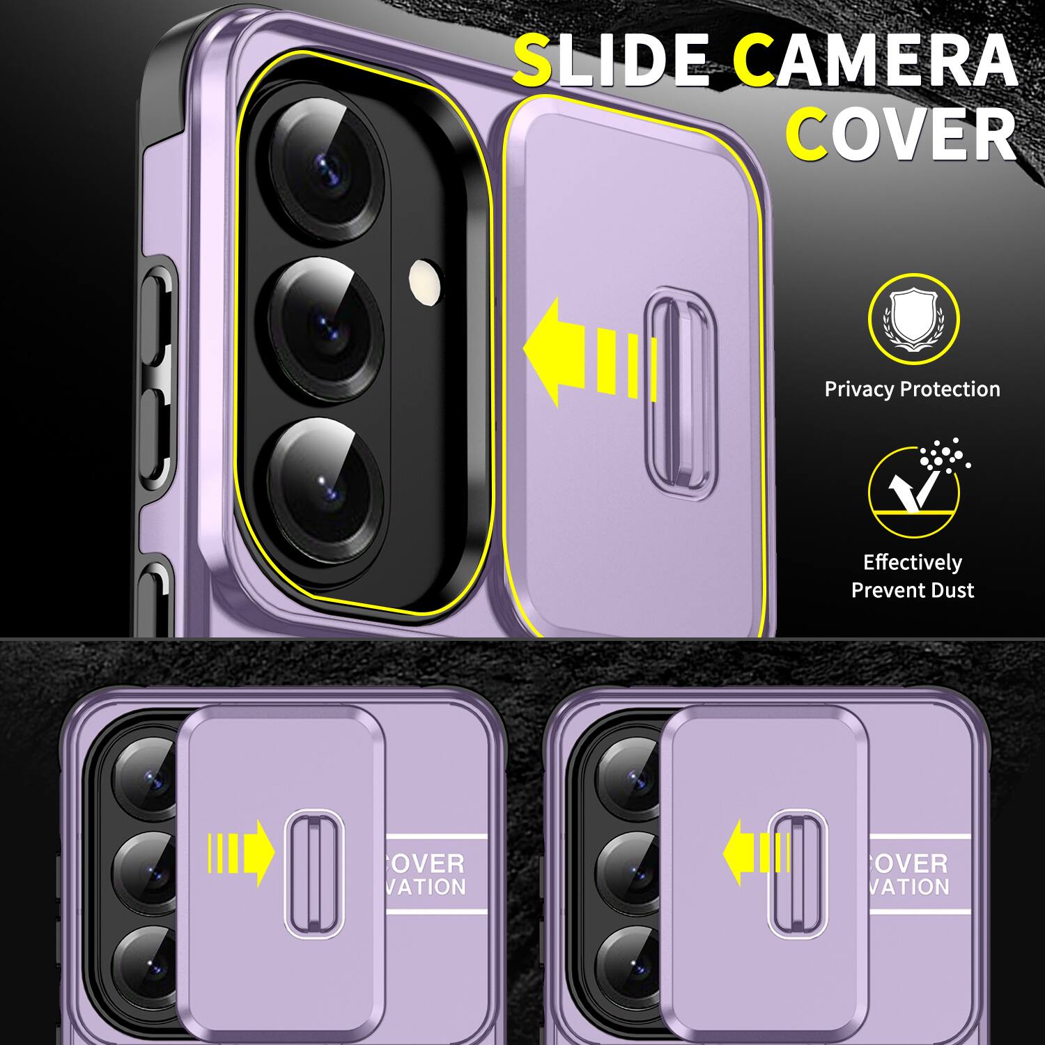 SLIDE CAMERA COVER

Privacy Protection
Effectively Prevent Dust

OVER VATION
OVER VATION