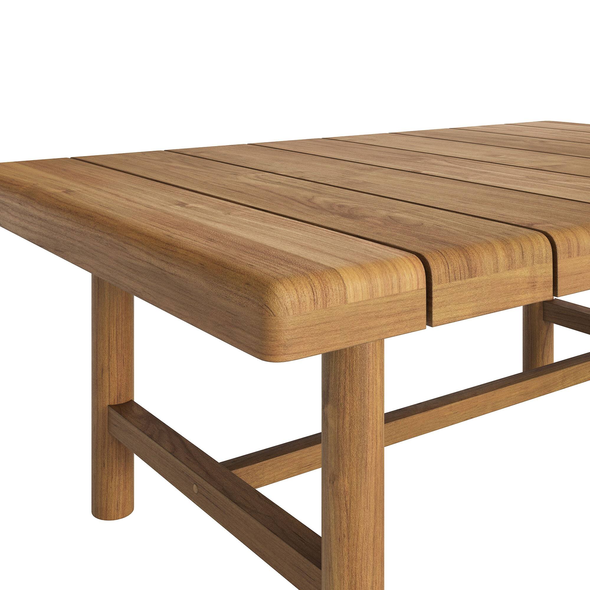 Alt View 4. Modway - Eleni 41-Inch Outdoor Teak Wood Coffee Table by Modway - Natural.