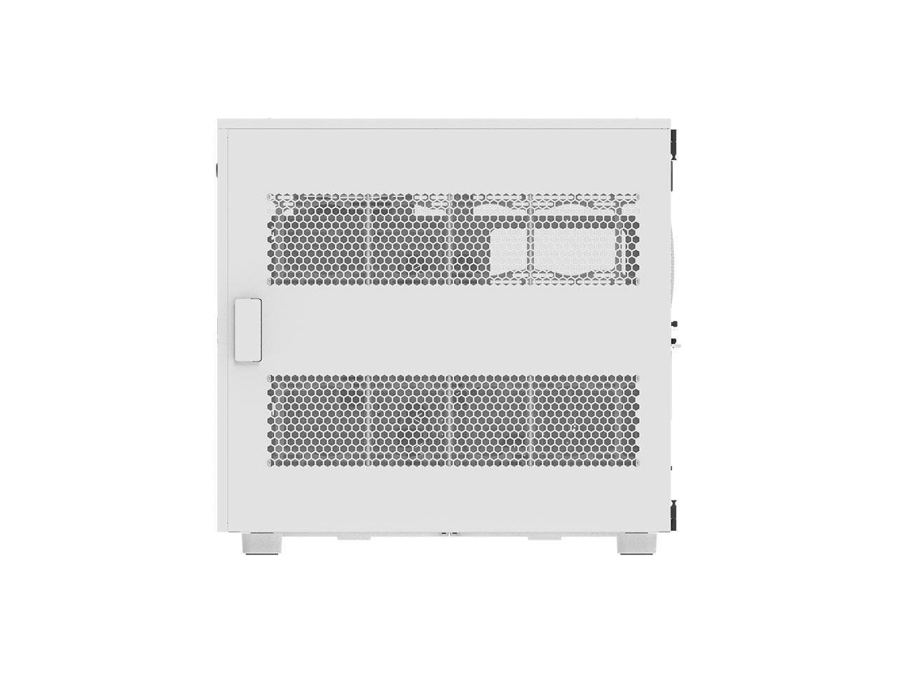 Alt View 4. Thermaltake - Thermaltake AX700 Snow Super Tower Chassis - Super Tower - Snow - Steel, SPCC - 20 x Bay - XL-ATX, SSI CEB, SSI EEB - Black.