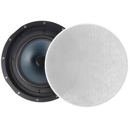 Dayton Audio - Contractor Series CC80W 8" 50W RMS 2-Way In-Ceiling Speaker Pair, 8 Ohms - White