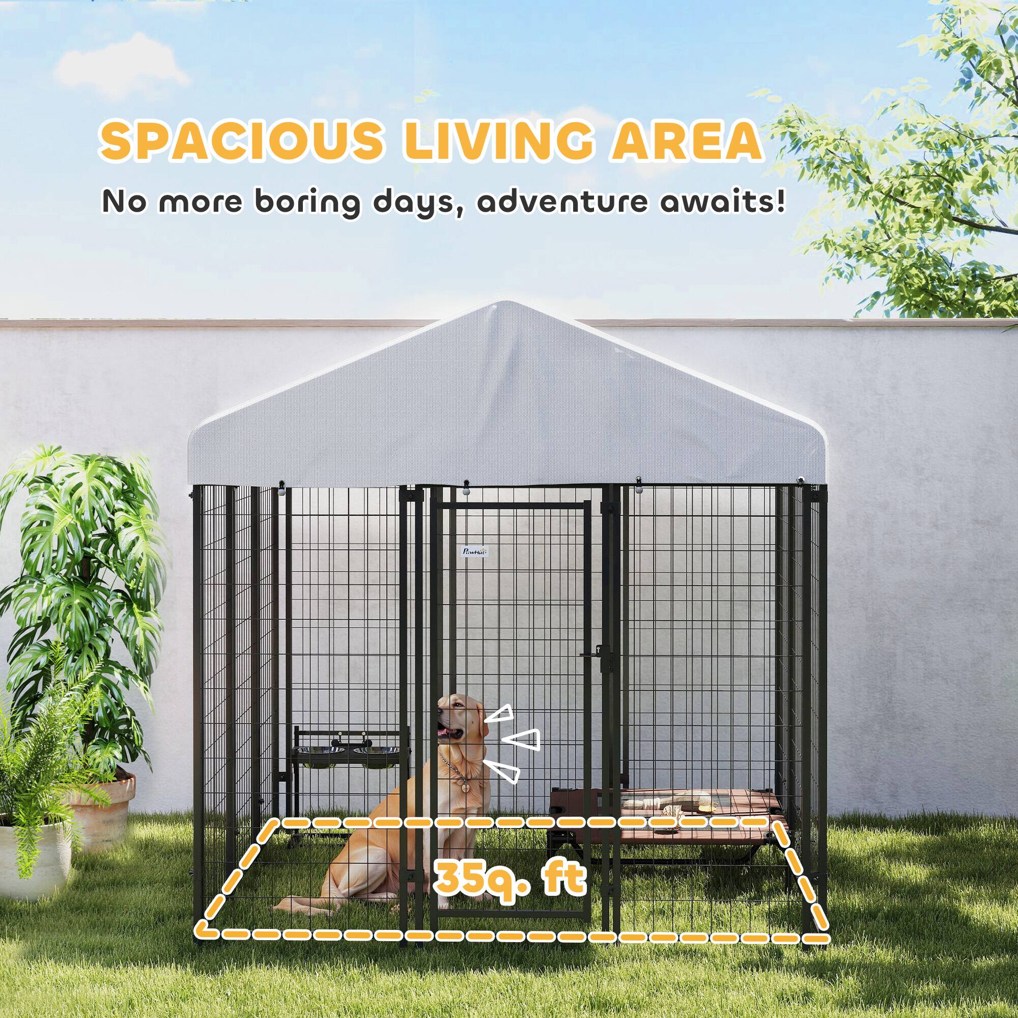 SPACIOUS LIVING AREA  
No more boring days, adventure awaits!  

35q. ft