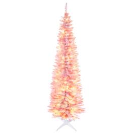 Homcom - Pencil Christmas Tree - Pink