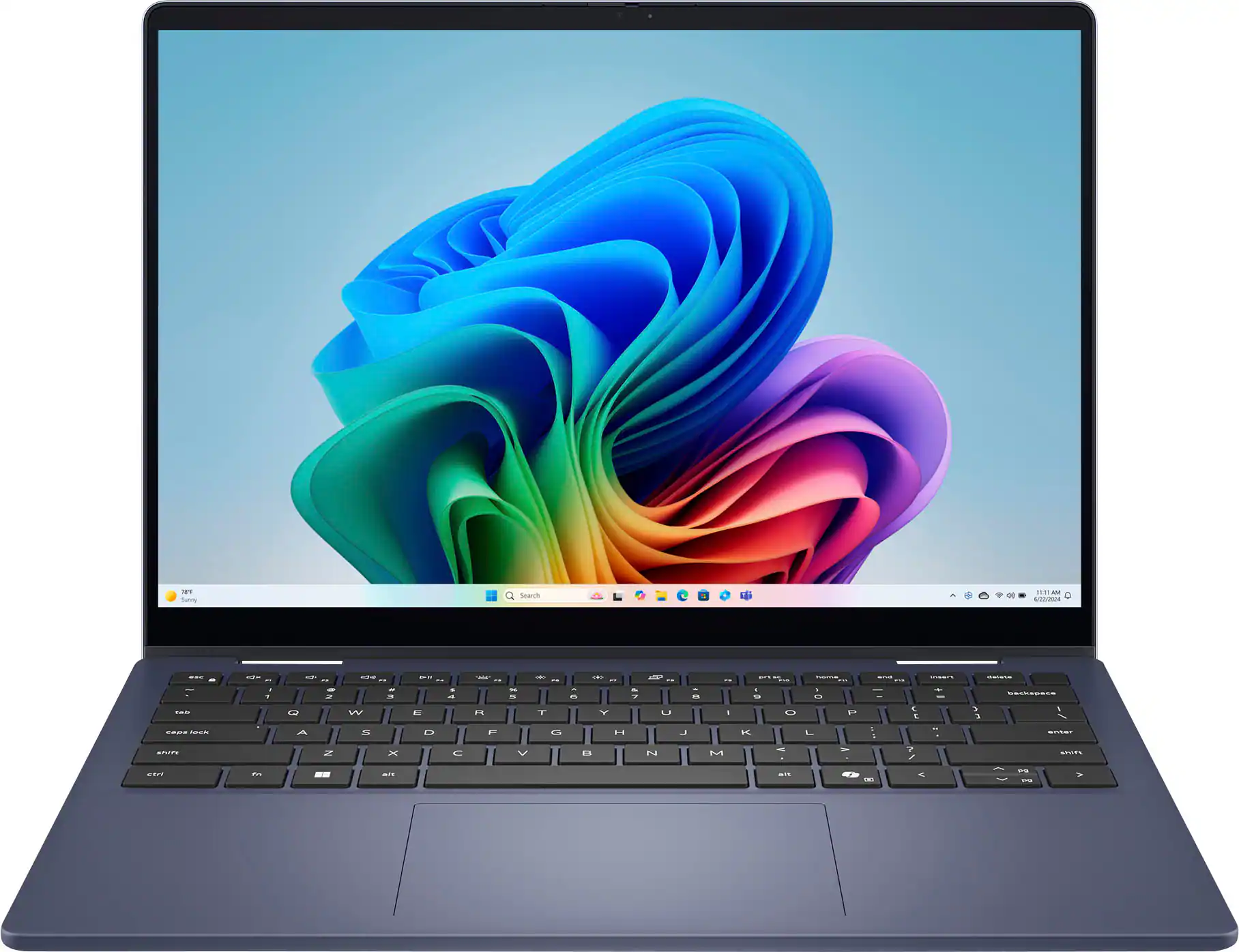 Dell - Plus - Copilot+ PC - 14" 2K 2-in-1 Touchscreen Laptop - AMD Ryzen AI 5 340 2025 - 16GB Memory - 512GB Storage - Midnight Blue