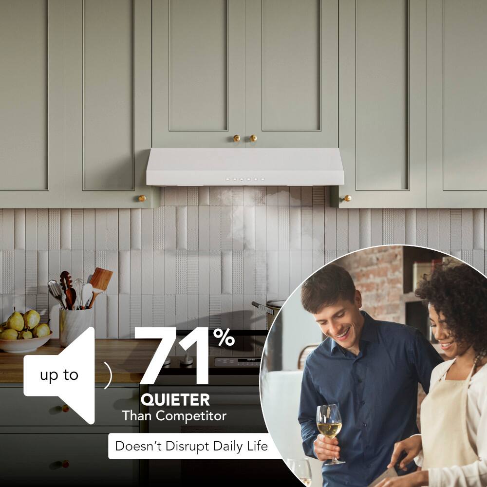 Up to 71% Quieter Than Competitor Doesn't Disrupt Daily Life