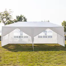 Front. Winado - 10x20 Party Tent with 6 Removable Sidewalls for Parties, Carpas para Fiestas, Weddings, BBQ, Waterproof Outdoor Event.