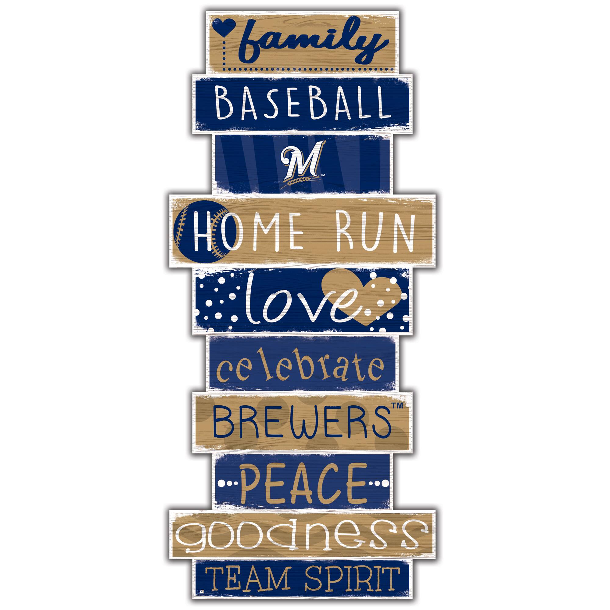 5'' x 24'' Celebrations Stack Sign
