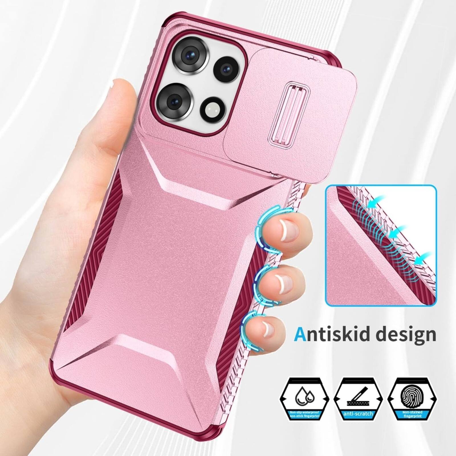 Antiskid design  
Non-slip solid fingerprint  
anti-scratch  
Non-stained fingerprint