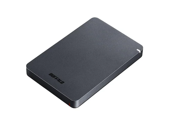 Front. Buffalo Technology - BUFFALO 1TB MiniStation HD-PGF Portable Hard Drive USB 3.2 Gen 1, Micro B Model HD-PGF1.0U3B - Unknown.