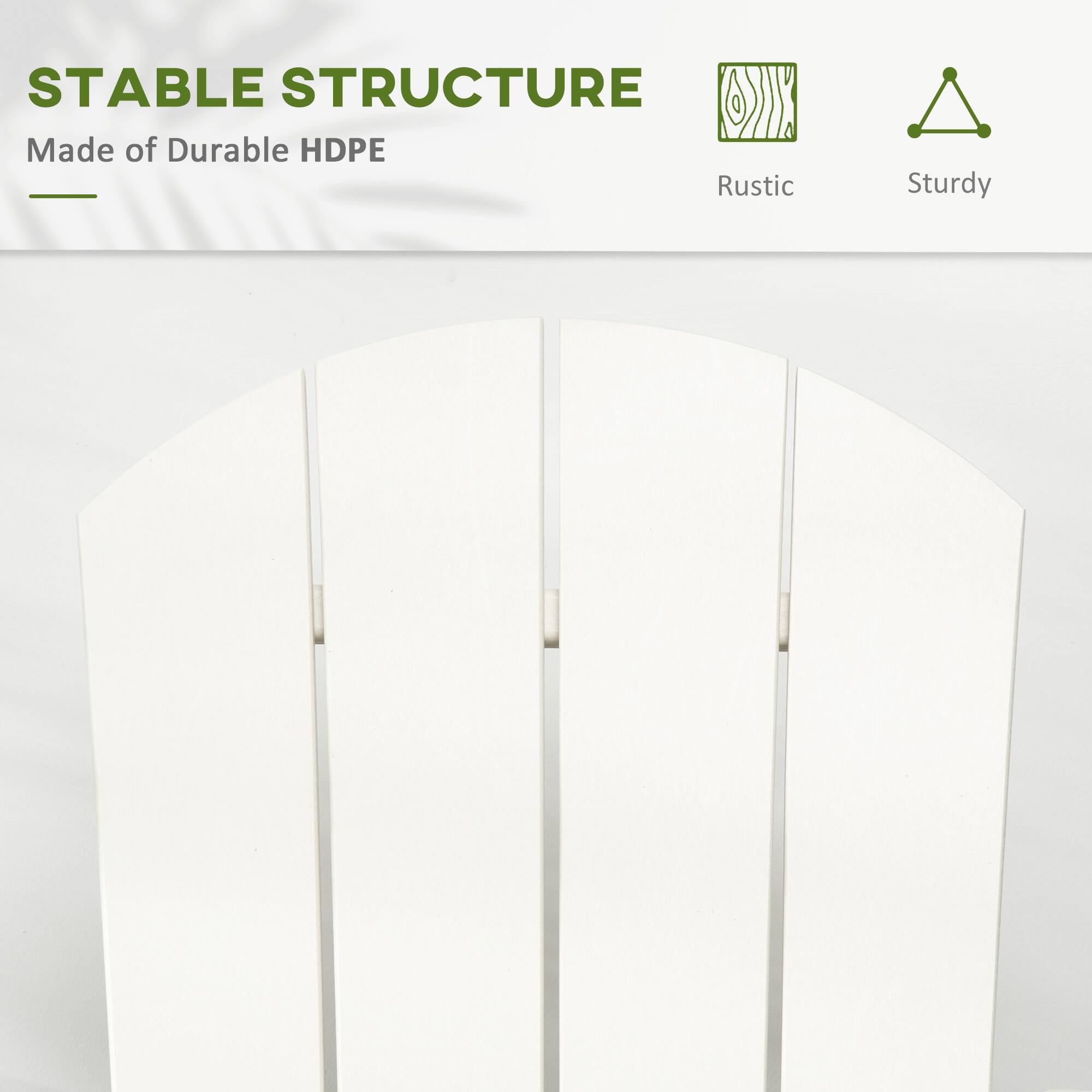 STABLE STRUCTURE
Made of Durable HDPE
Rustic
Sturdy
