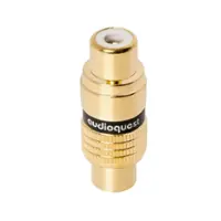 AudioQuest - RCA <> RCA Coupler - Female RCA > Female RCA - Gold - Front_Zoom