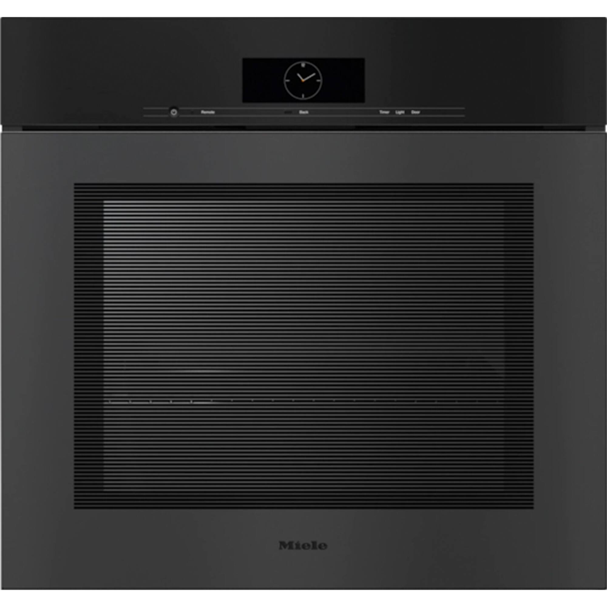 Front. Miele - H 7880 BPX MB 30" Built-In Electric Convection Oven - Black.