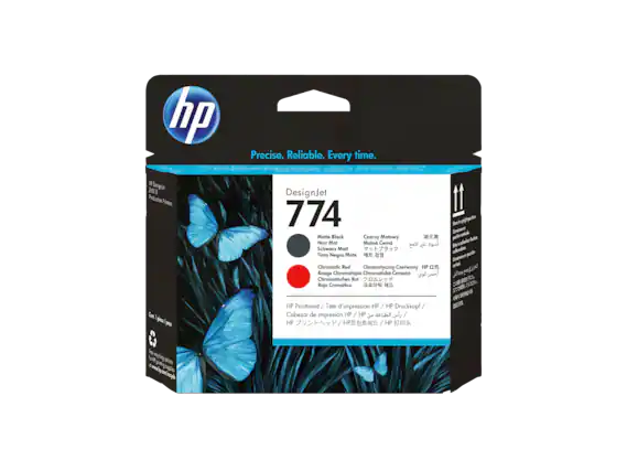 hp
Precise. Reliable. Every time.
DesignJet 774
Matte Black
Czarny Matowy
Noir Mat
Schwarz Matt
Tinta Negra Mate
Chromatic Red
Chromatyczny Czerwony
Rouge Chromatique
Chromatisches Rot
Rojo Cromático
HP Printhead / Tête d'impression HP / HP Druckkopf / Cabezal de impresión HP / HP 프린트 헤드 / HP 打印头