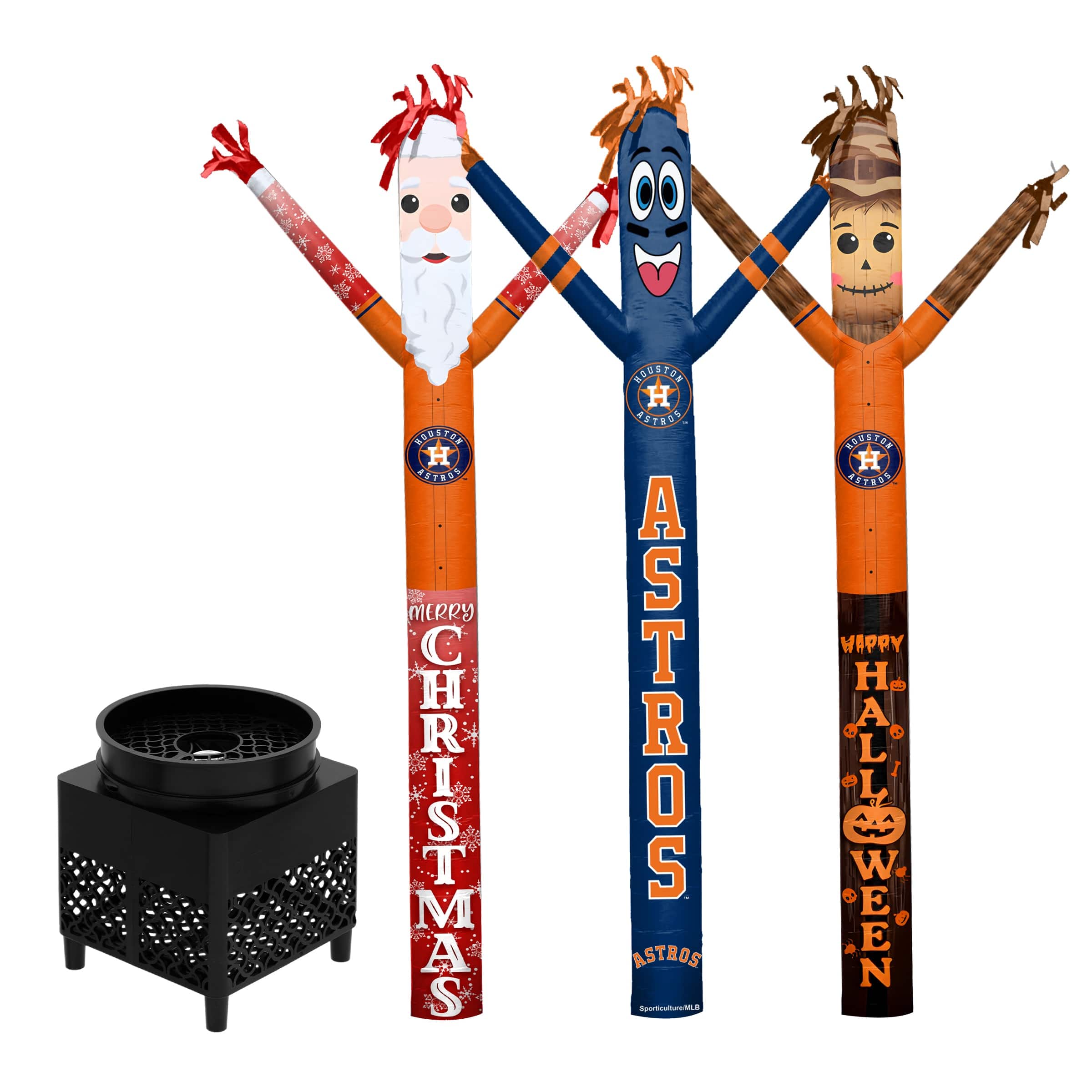 Sporticulture - Houston Astros Inflatable Crazy Sports Fan Bundle Set - Multicolor