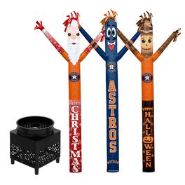 Sporticulture - Houston Astros Inflatable Crazy Sports Fan Bundle Set - Multicolor