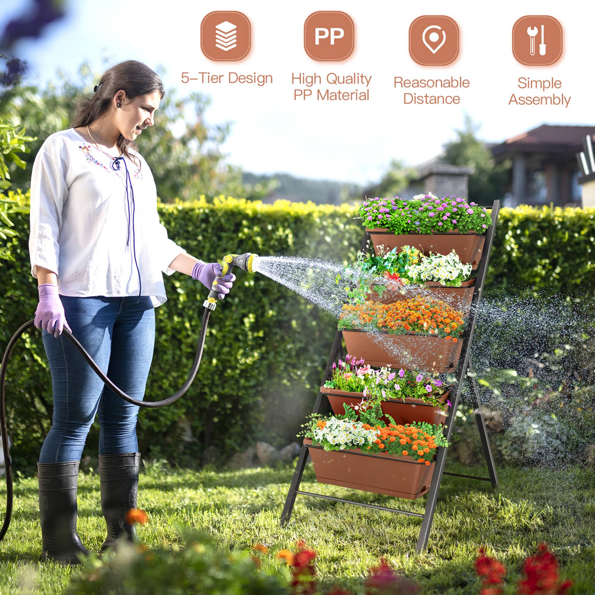 5-Tier Design  
High Quality PP Material  
Reasonable Distance  
Simple Assembly