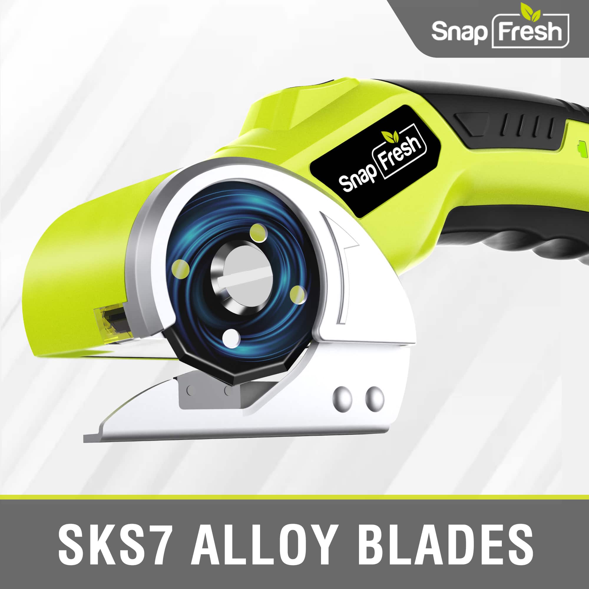 SnapFresh 4V Cordless Electric Scissors & Rotary Tool with LED