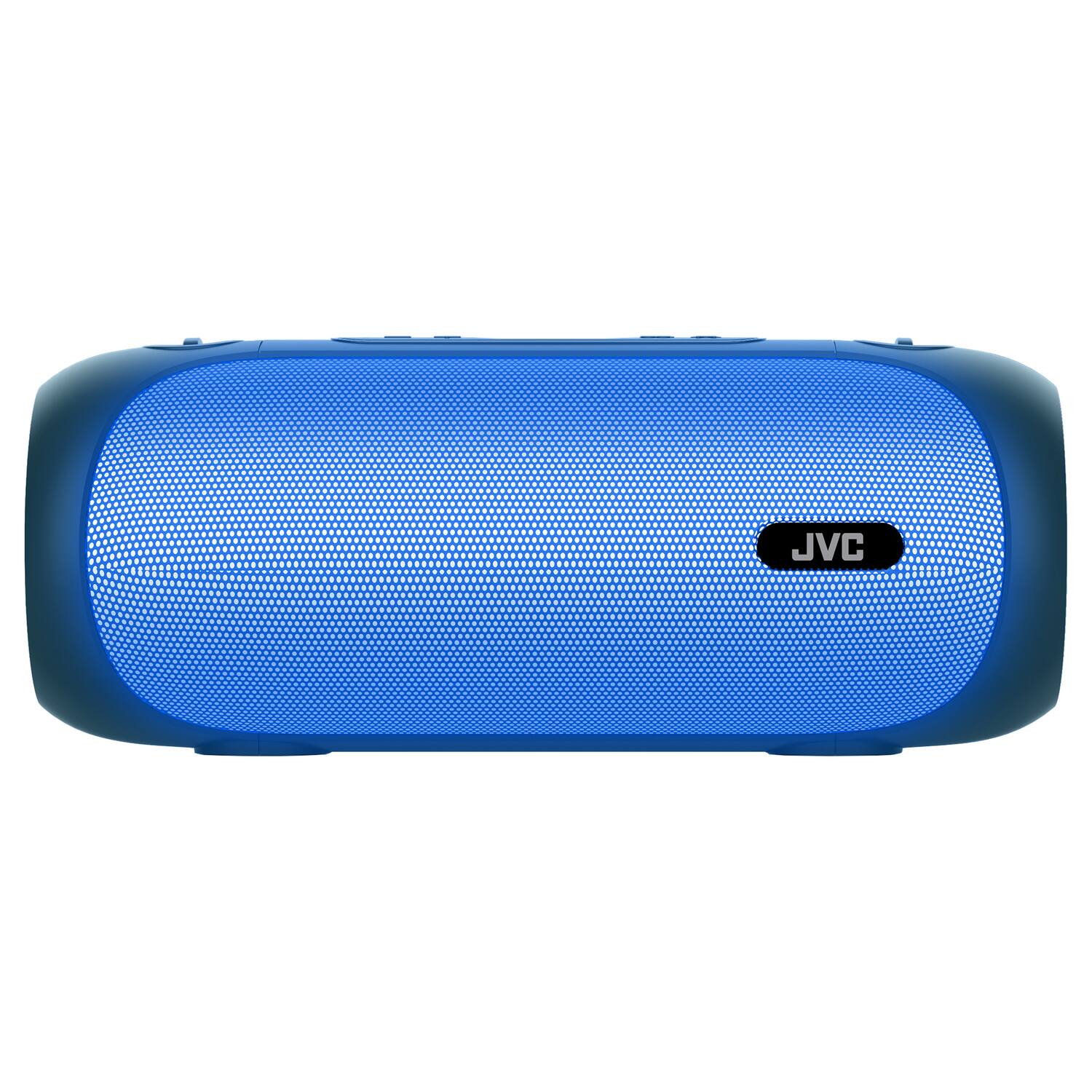 Angle. JVC - Jvc Sppa7bta Illuminated True Wireless Stereo Portable Bluetooth Speaker With Speakerphone, Sp-pa7bt (blue) - Blue.