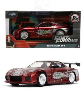 Jada Toys - Fast & Furious - 1:32 1993 Mazda RX-7 Die-Cast Car - COLLECTIBLES - Multicolor