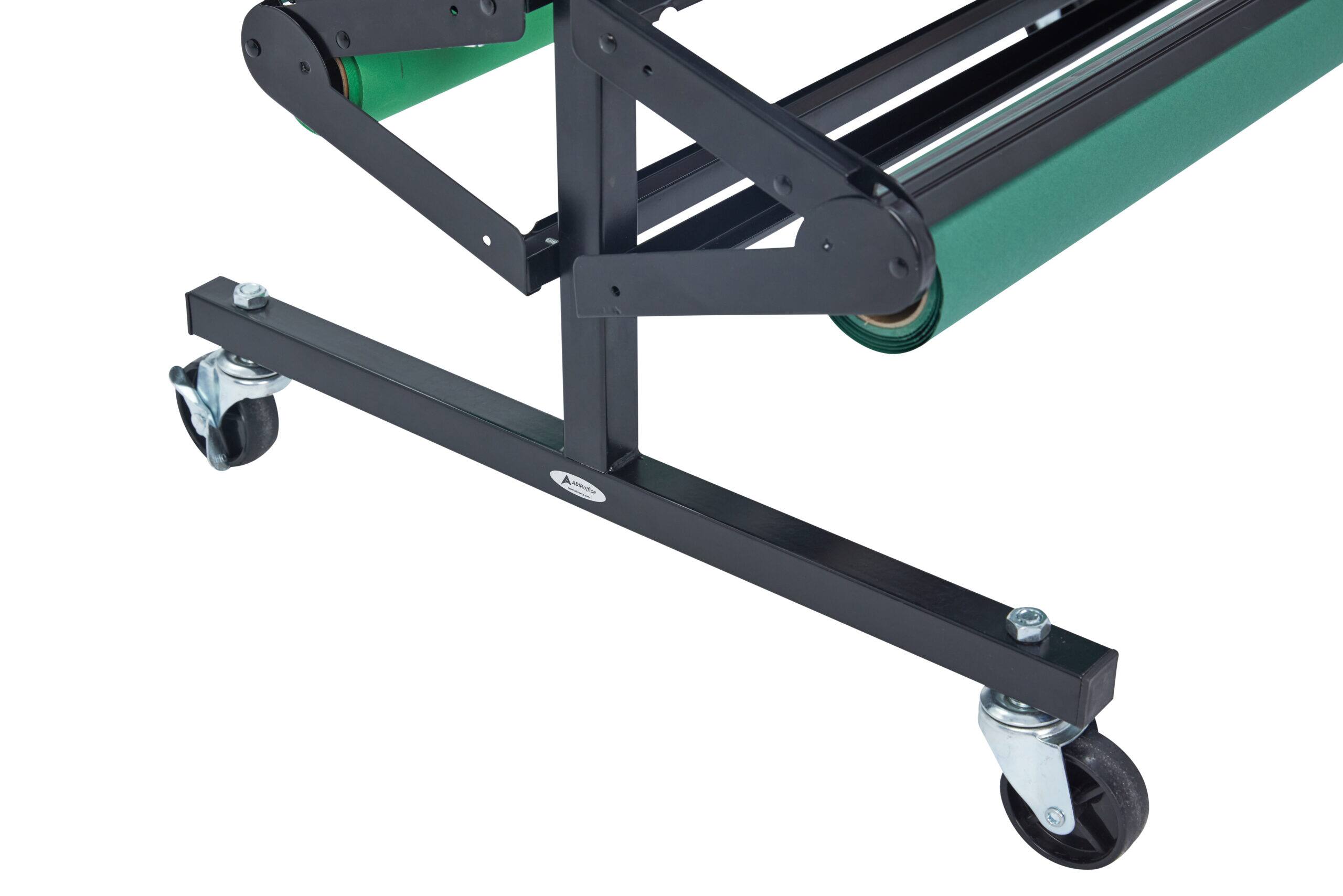 Alt View 6. AdirHome - Horizontal Wrapping Paper Classroom Large Paper Roll Dispenser, 8 Paper Rolls - Black.