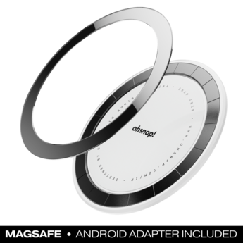 OhSnap Snap Magnetic UltraThin Universal Phone Grip and Stand with OhSnap Snap Magnetic UltraThin Universal Phone Grip and Stand with