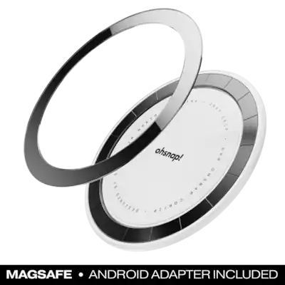 OhSnap Snap Magnetic UltraThin Universal Phone Grip and Stand with OhSnap Snap Magnetic UltraThin Universal Phone Grip and Stand with
