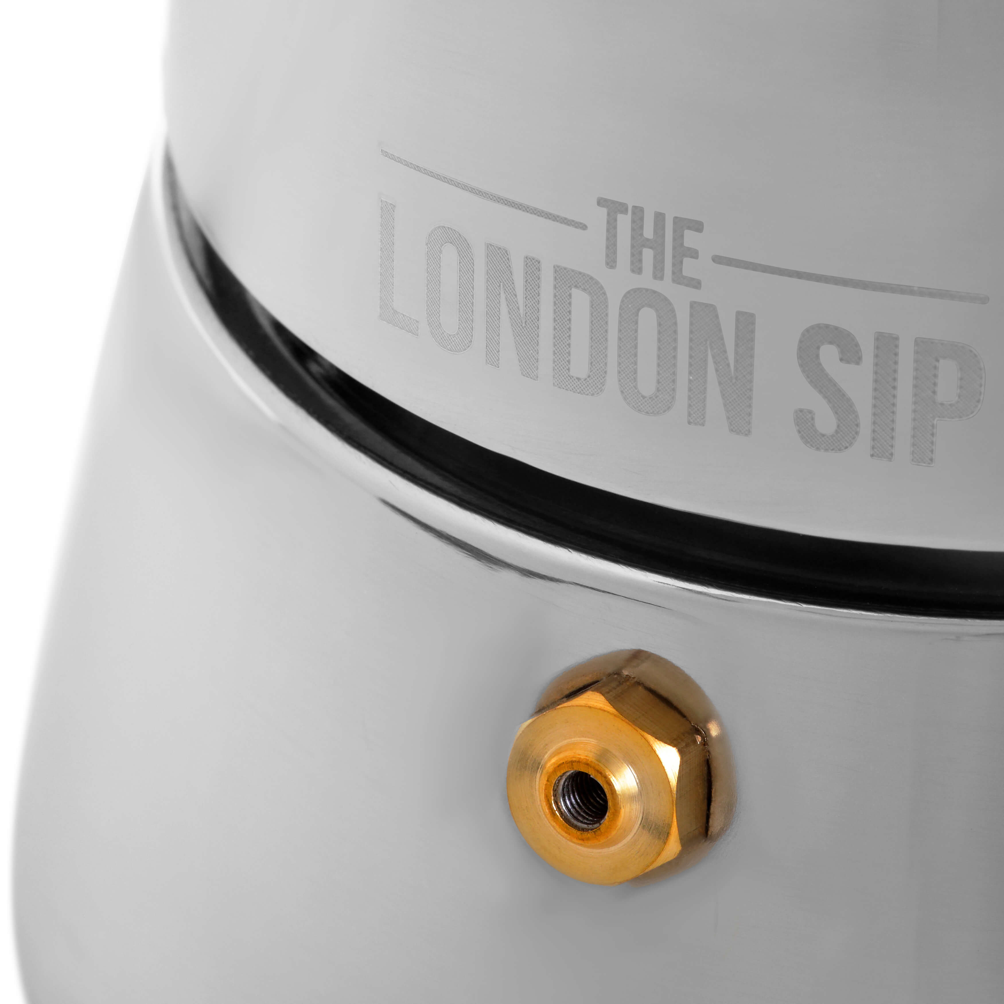 The text on the image is "THE LONDON SIP".