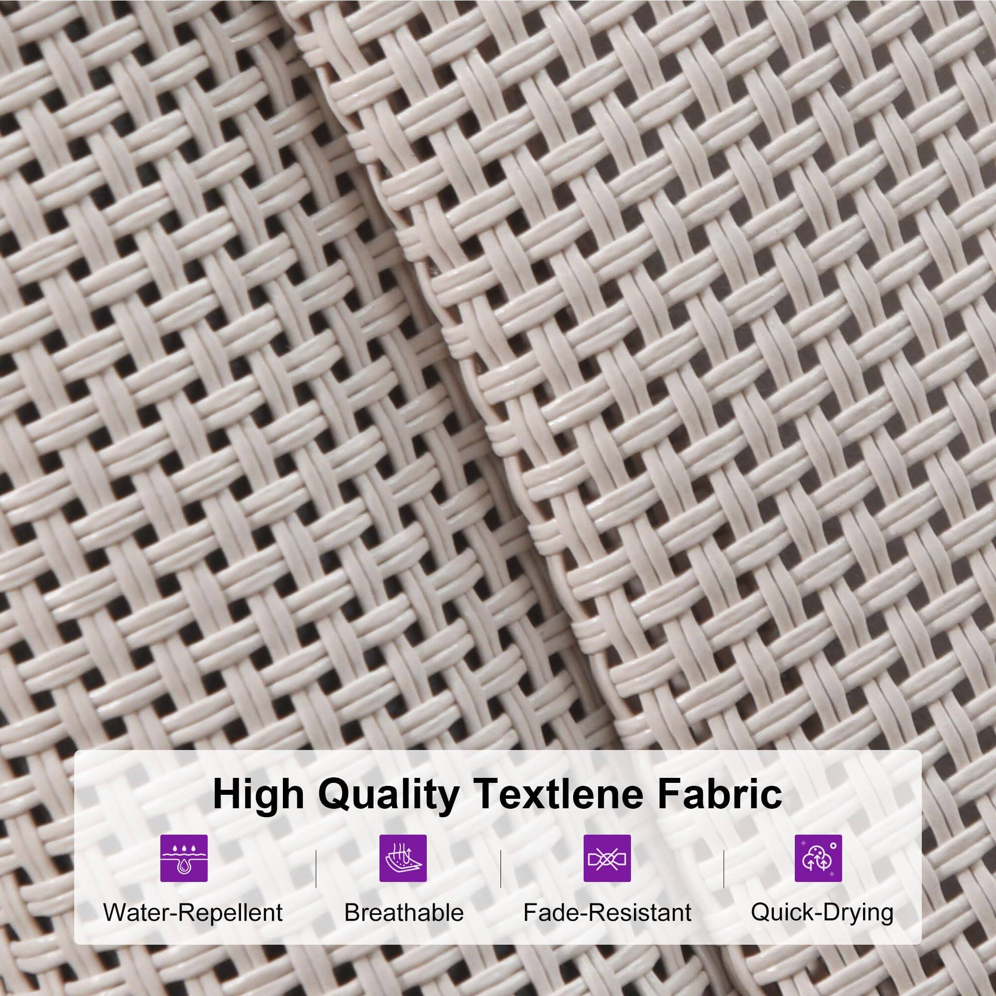 High Quality Textlene Fabric

- Water-Repellent
- Breathable
- Fade-Resistant
- Quick-Drying