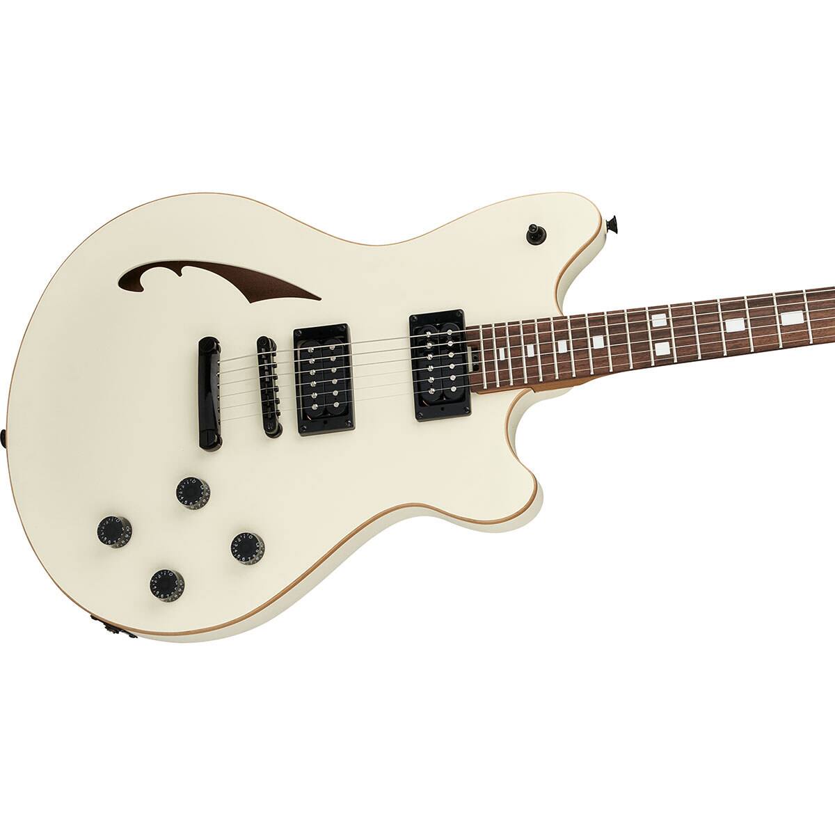 Alt View 2. EVH - EVH SA 126 Standard Electric Guitar, White.