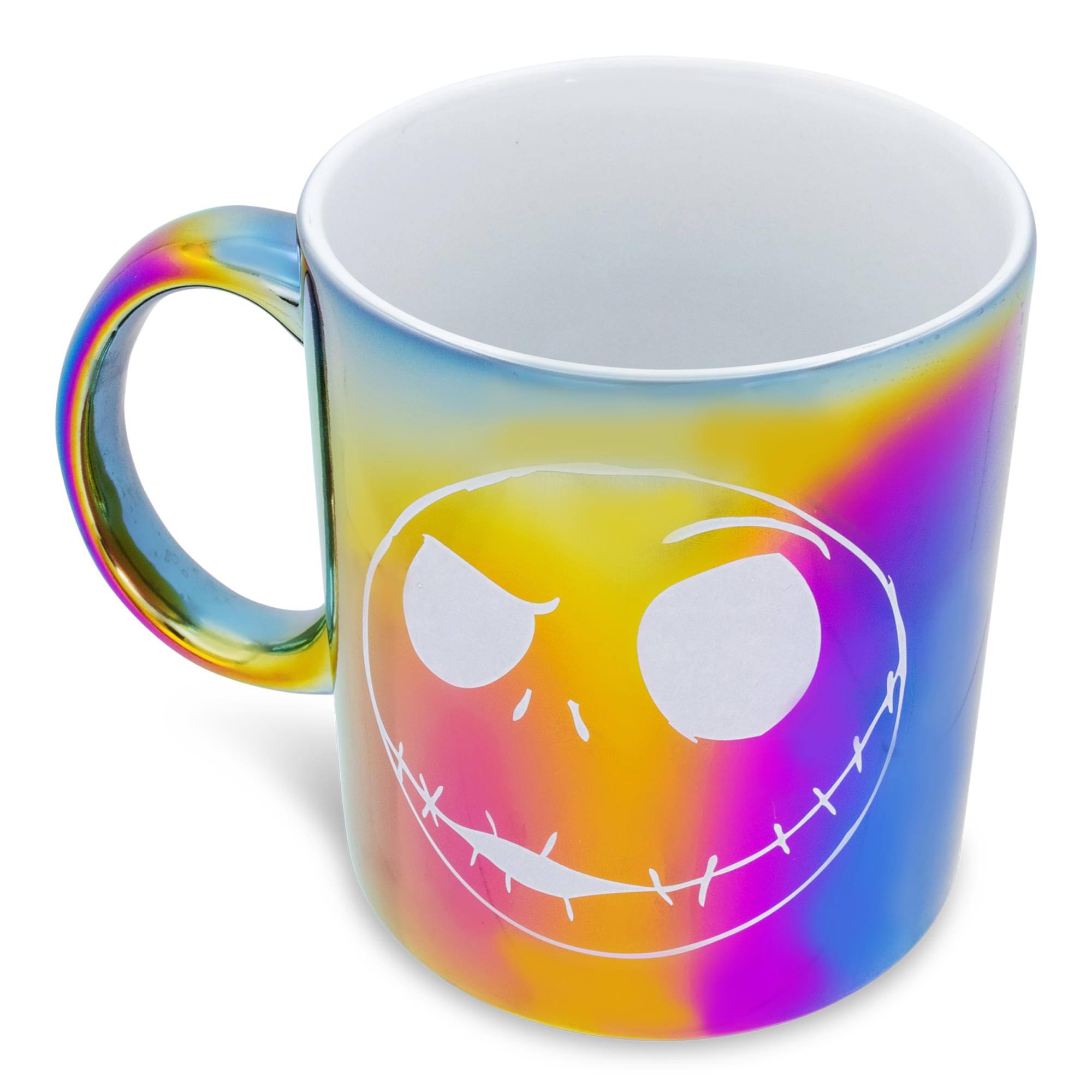 Alt View 1. Disney - Disney The Nightmare Before Christmas Jack Skellington Electroplated Ceramic Mug - Purple.