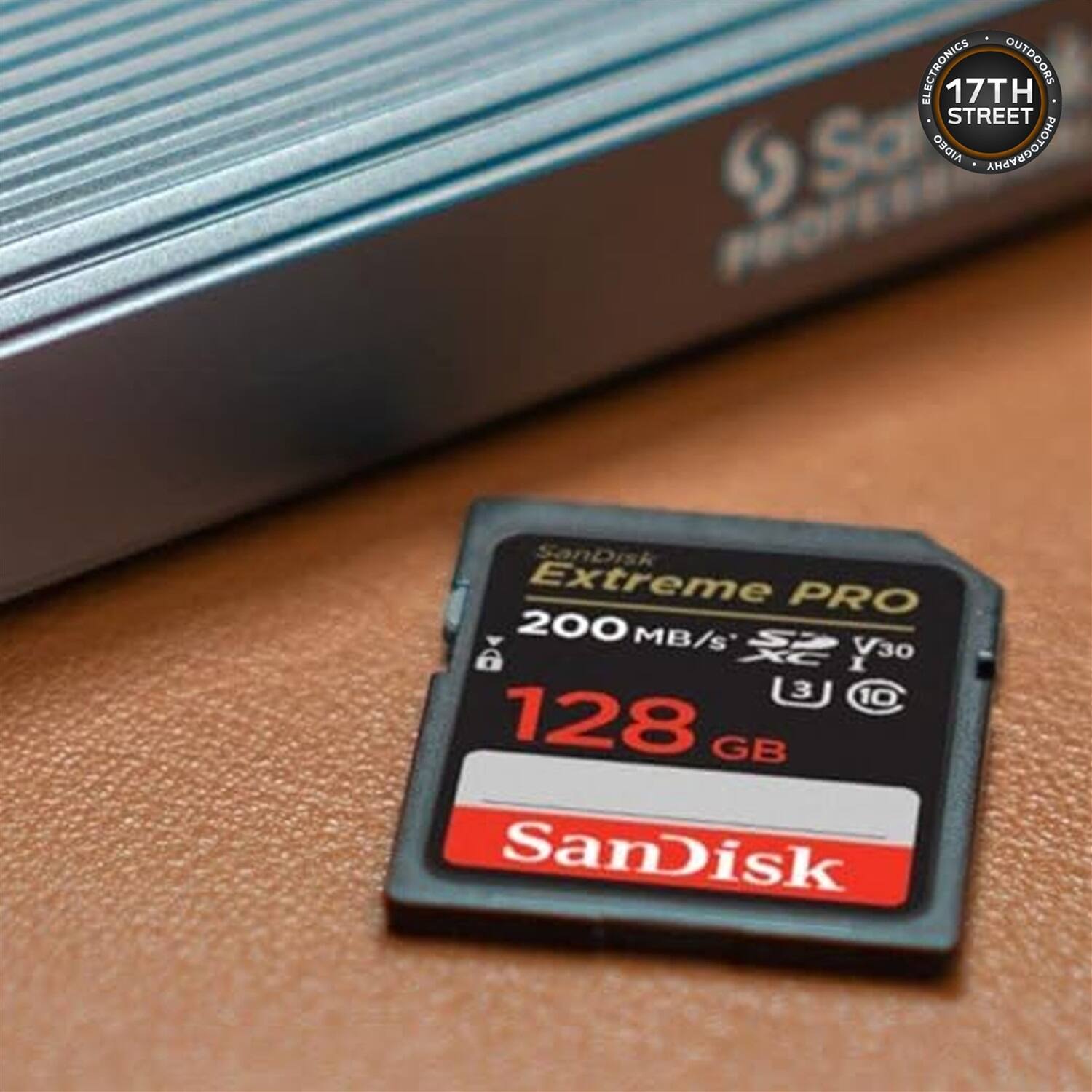 ELECTRONICS OUTDOORS 17TH STREET  
SanDisk Extreme PRO 200 MB/s  
V30  
128 GB