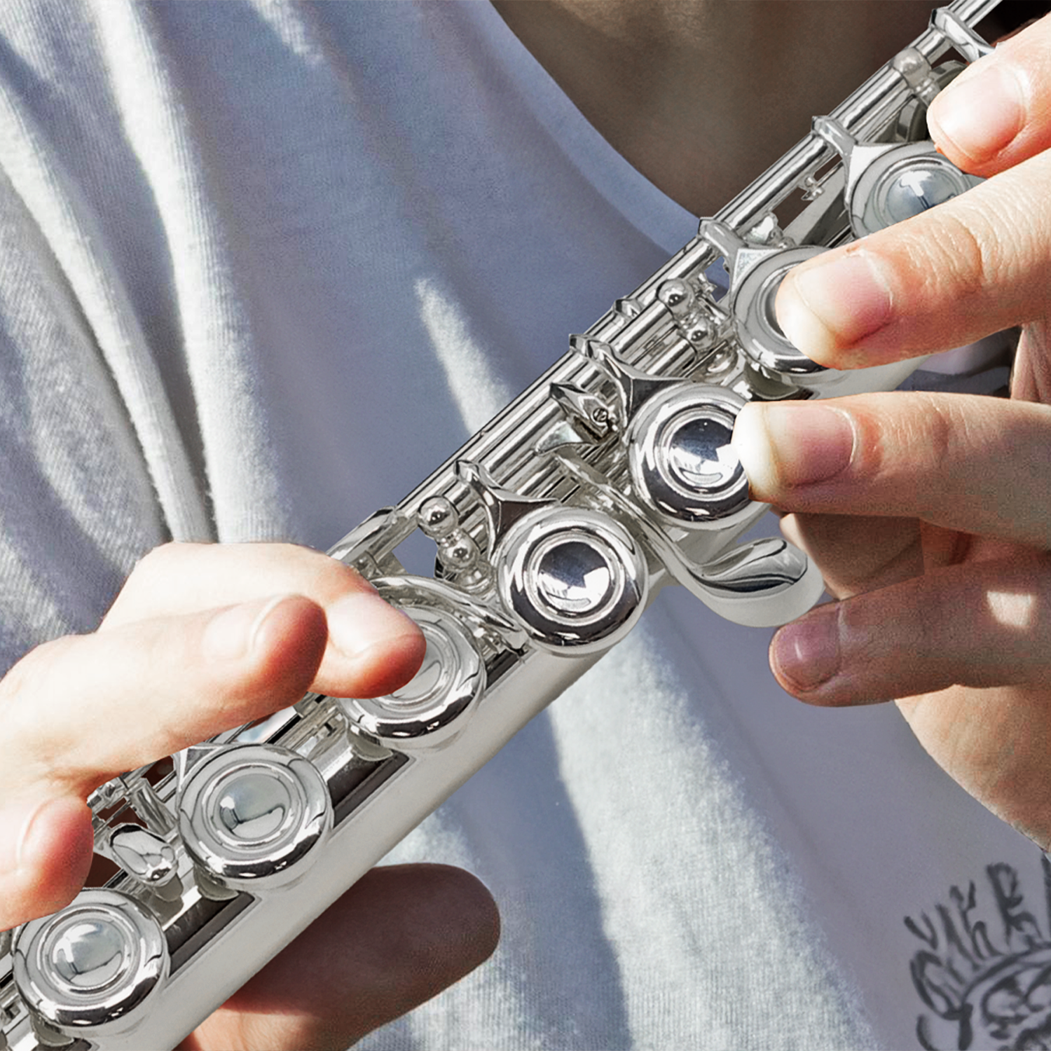 Alt View 7. StarQuest - StarQuest Silver-Plated Closed-Hole C Flute Premium Quality Beginners and Experienced Musicians. Includes Protective - Brass.