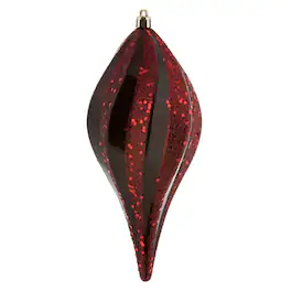 Vickerman - 8" Candy Swirl Drop UV 3 per Bag - Burgundy