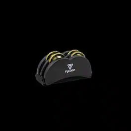 Tycoon Percussion - Foot Tambourine With Brass Jingles, Hands-Free Shoe-Mounted Rhythm Percussion Accessory