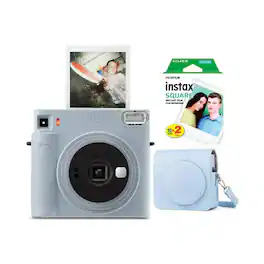 Fujifilm - Instax Square SQ1 Instant Camera Starter Set with Film and Case