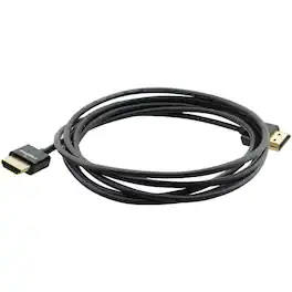 Kramer - Electronics C-HM/HM/PICO Ultra-Slim Flexible High-Speed HDMI Cable with Ethernet, Black, 3'
