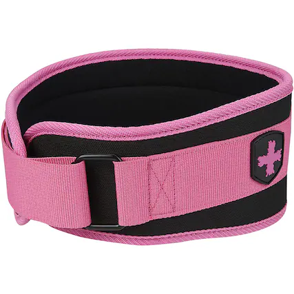 Front. Harbinger - Harbinger 4.5" Unisex Foam Core Weight Lifing Belt - L - Pink - Pink.