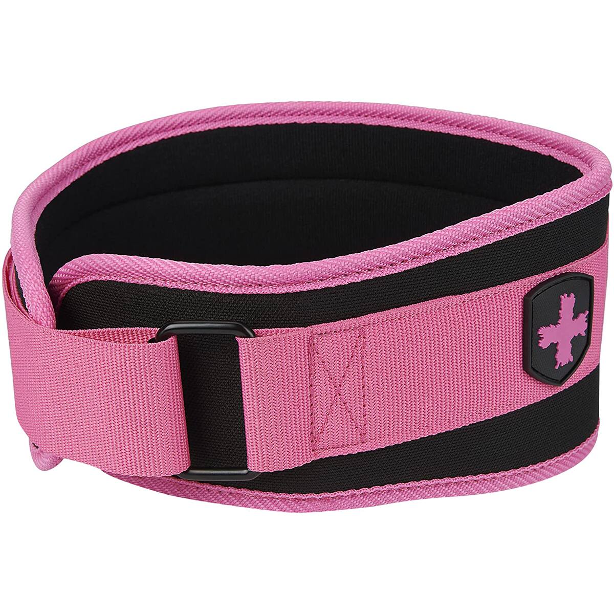 Front. Harbinger - Harbinger 4.5" Unisex Foam Core Weight Lifing Belt - L - Pink - Pink.
